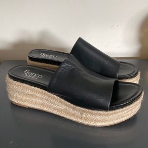 Franco Sarto Leather Wedge NWOT